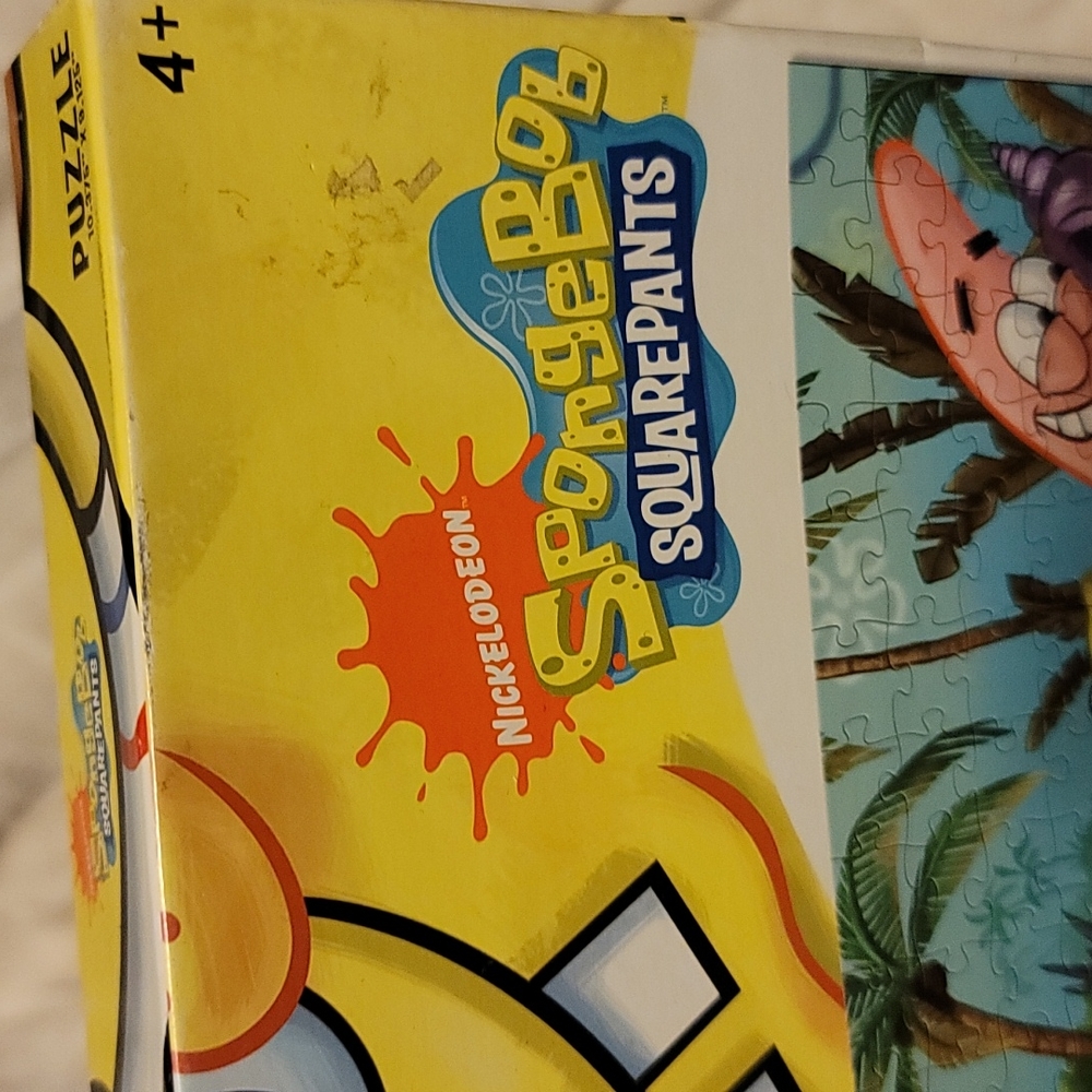 Vintage Spongebob SquarePants Jigsaw Puzzle - Picture 4 of 6